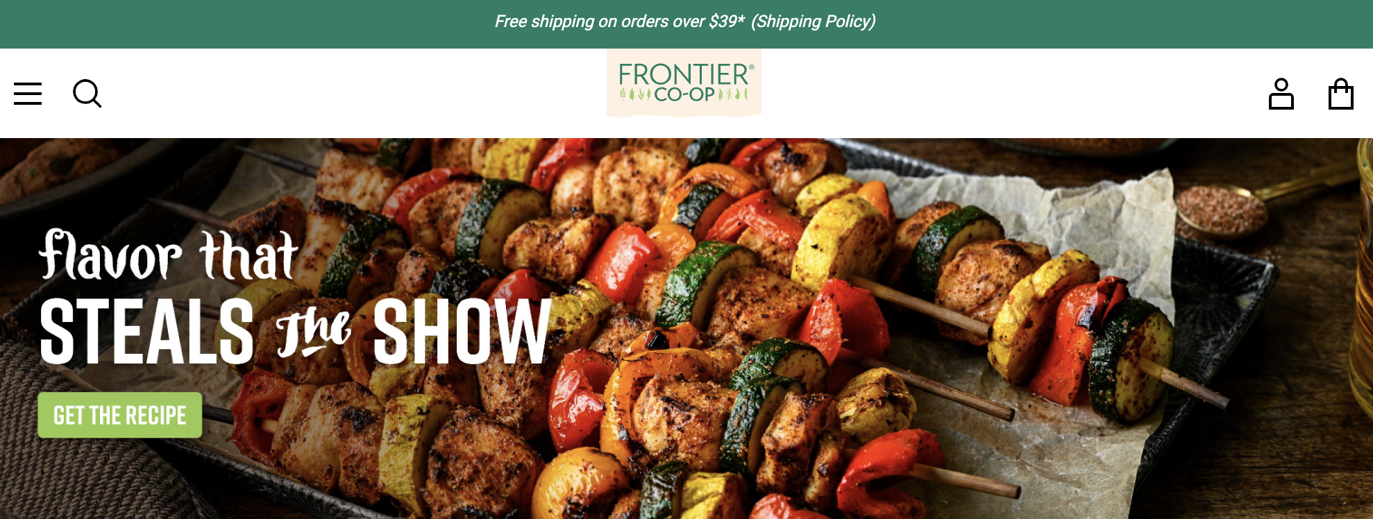 Frontier Co-op homepage